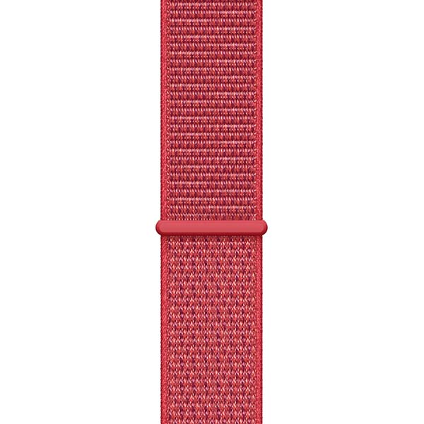 Ремешок спортивный браслет Apple Watch 42/44 мм красный